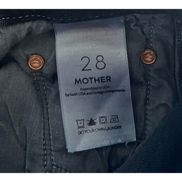 MOTHER Denim the High Waisted Looker Jeans in Coffee Tea or Me Size 28 - Picture 12 of 13